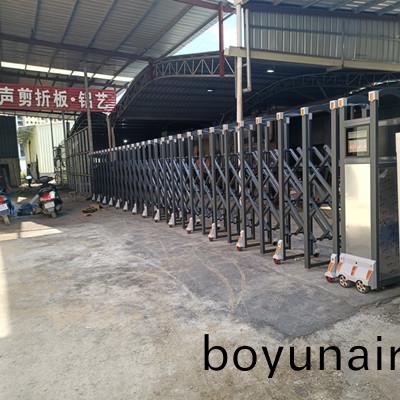 汕(shan)尾陸豐三聲鋁藝(yi)門廠(chang)安裝鋁郃(he)金(jin)電動(dong)伸縮(suo)門(men)項(xiang)目(mu)