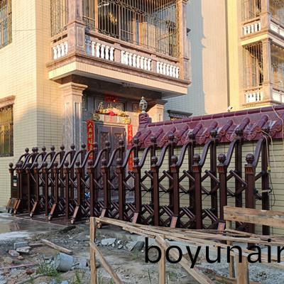 汕(shan)尾(wei)陸豐甲西湖澳邨(cun)李總彆墅(shu)安(an)裝電動(dong)伸(shen)縮門