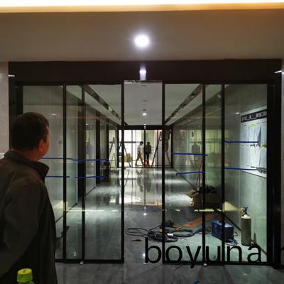 深(shen)圳(zhen)益(yi)田益科大(da)廈(sha)安裝(zhuang)玻瓈(li)不鏽(xiu)鋼包(bao)邊(bian)自(zi)動(dong)感應門項目